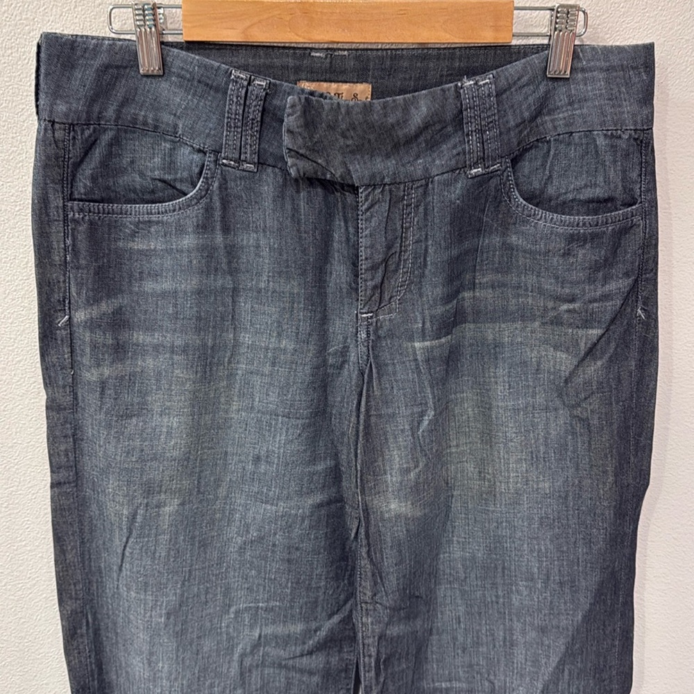 See Thru Soul wide leg jean